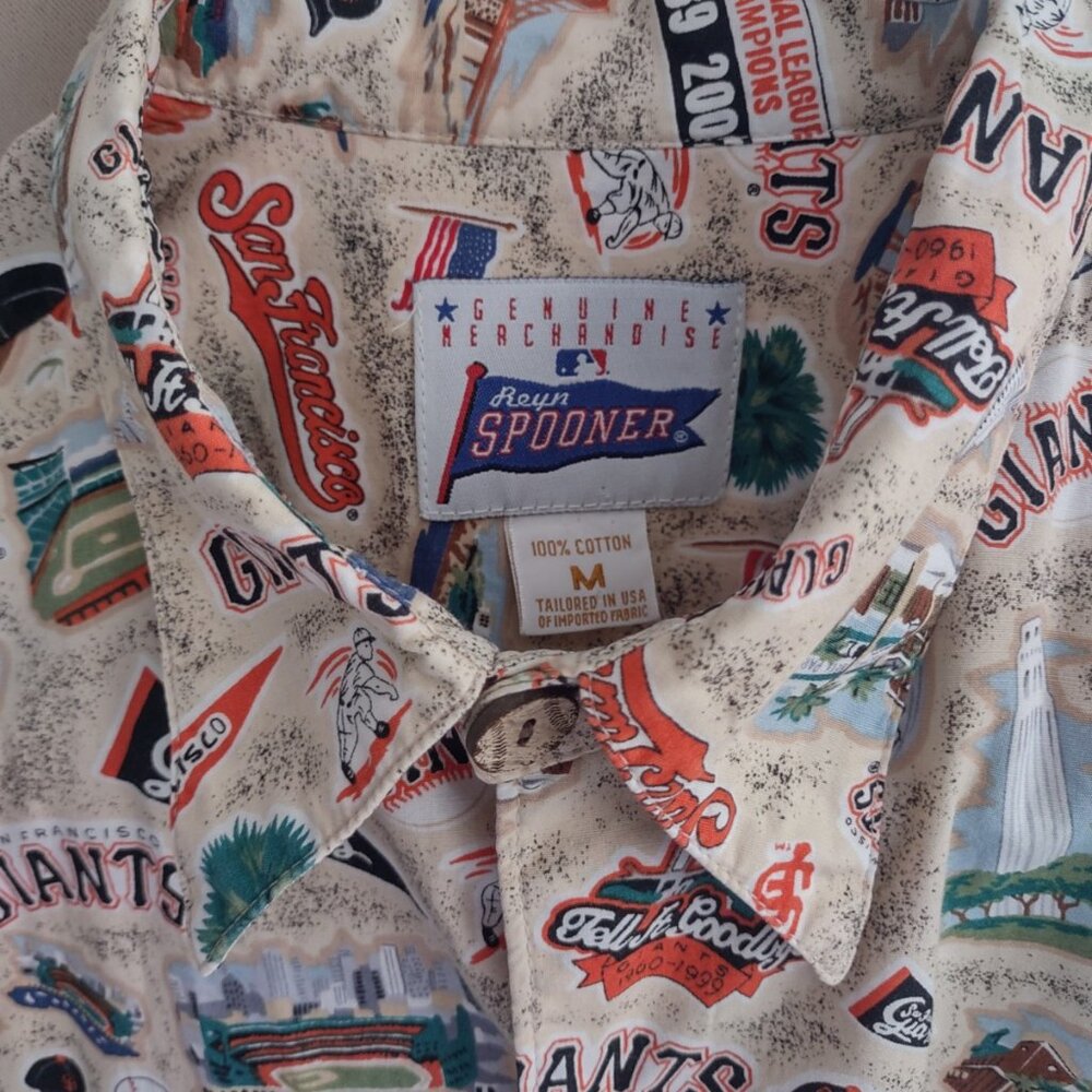 SF Giants Hawaiian Aloha Shirt MLB